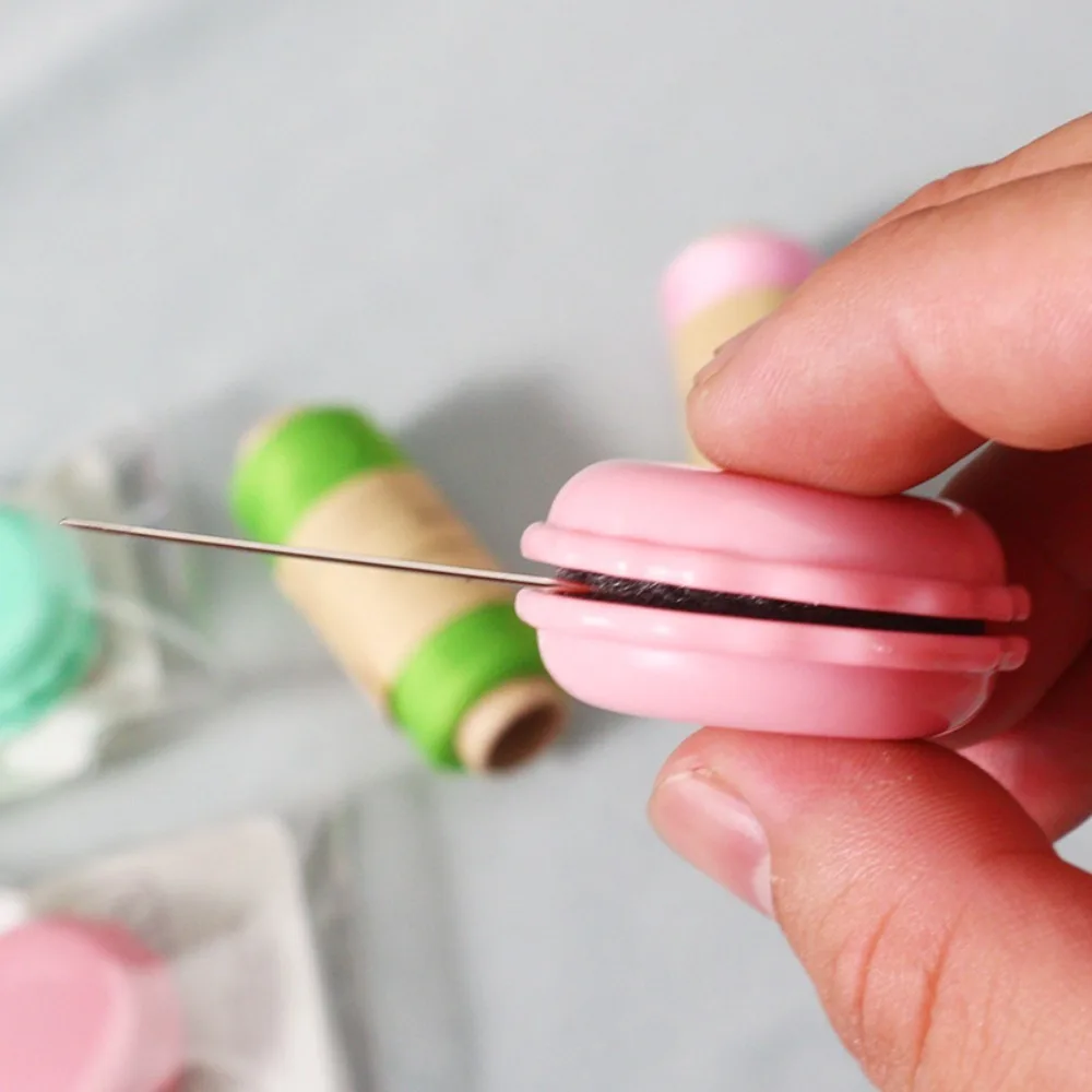 Needle Absorber Macaron Colour Needle Sharpener Erasing Needle Fabric Cross Stitch DIY Sewing Tools Beaded Needle Magnet Case - 4