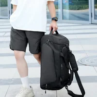 Large Capacity Gym Handbag Travel Bag Dry Wet Separation Pack Man Fitness Sports Shoulder Messenger Bags Shoes Storage Pocket 2