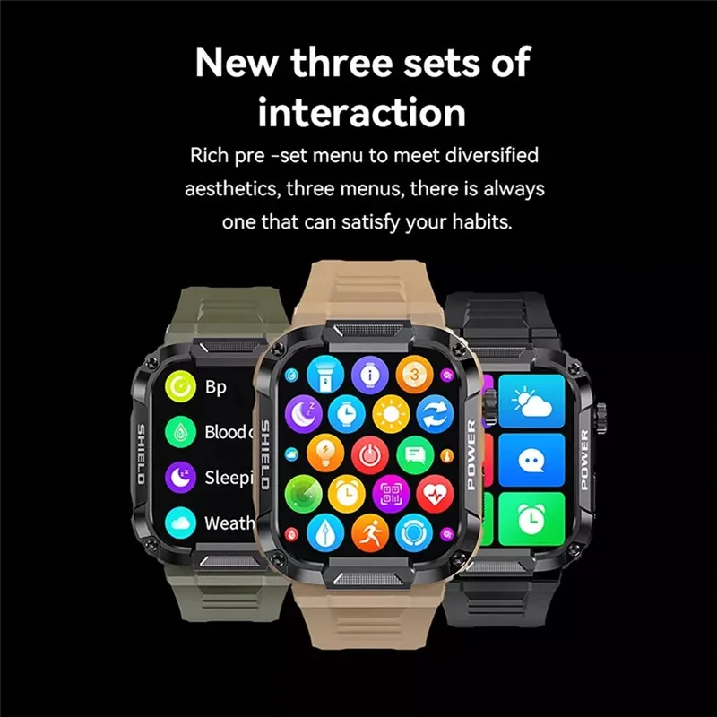 Ʈ ġ MK66 1.85 ġ  ȭ AI  ɹڼ ǰ  400mAh ū ͸  Smartwatch