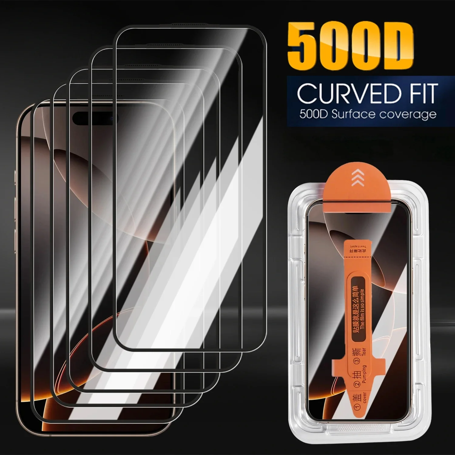Ultra-Clear Easy Install Tempered Glass Screen Protector with Anti-Scratch Technology