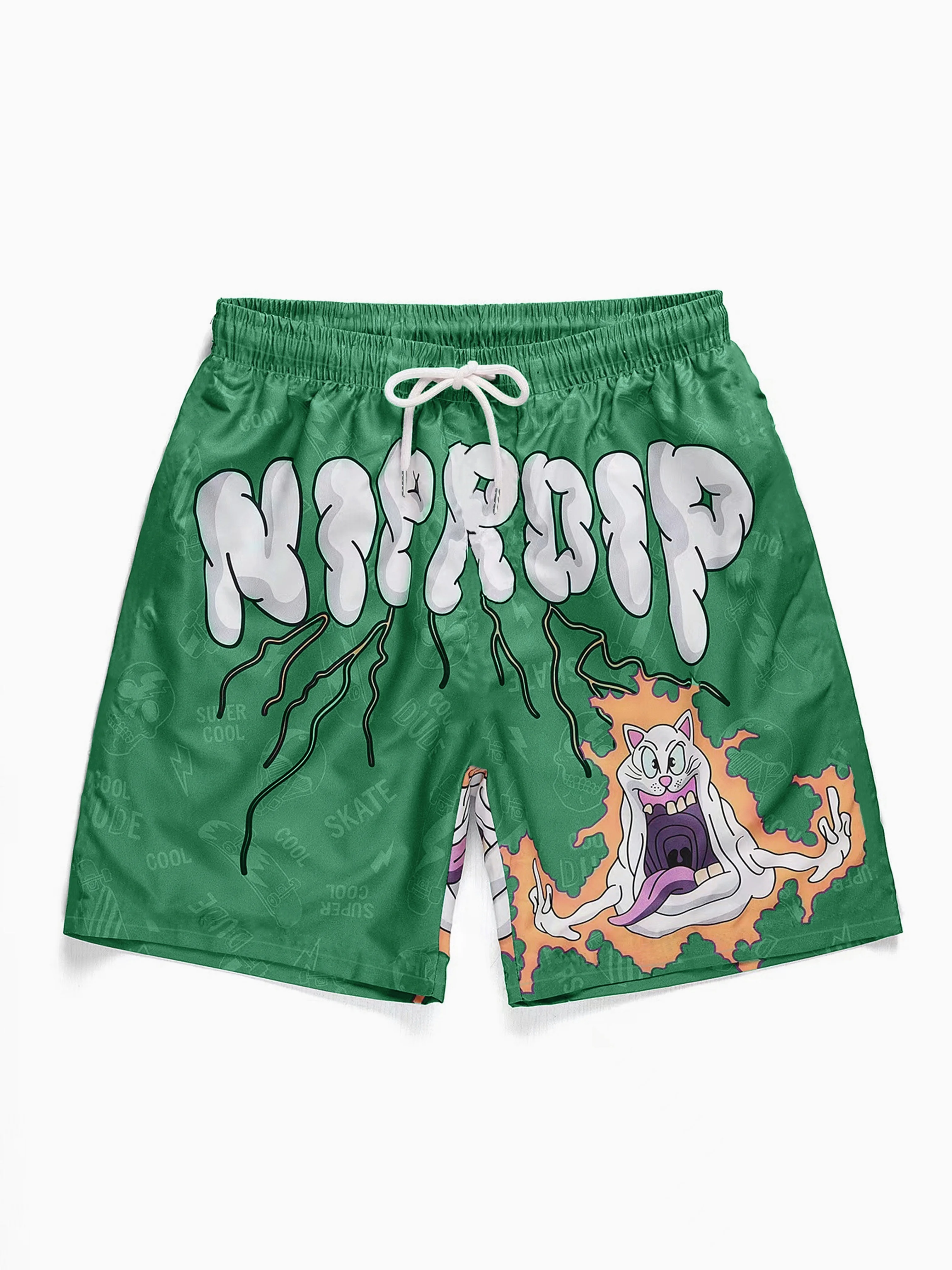 Street Life Summer Casual Shorts Men Women Kids Shorts Fashion Graphic Letter Printed Breathable Quick-Drying Oversized