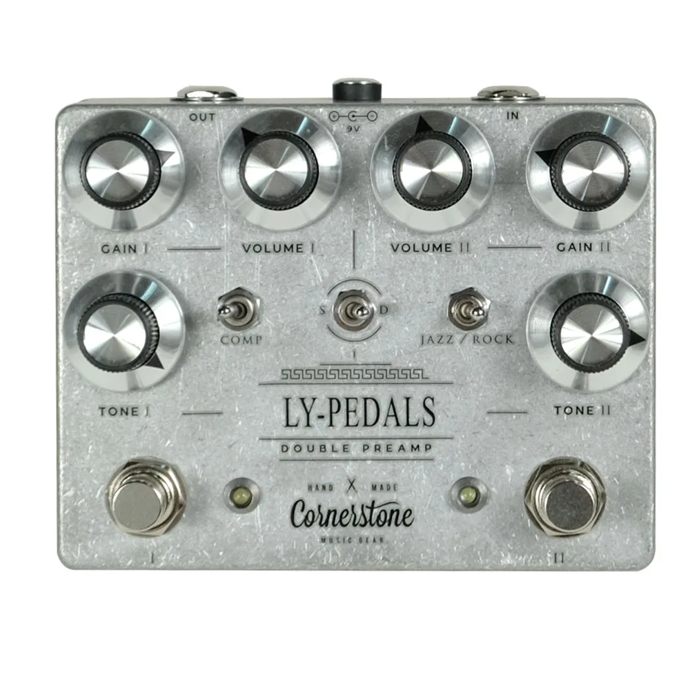 Ly-Pedals Clone Gladio Distorsione Sovraccarico Singolo Blocco V2.0 Alimentatore 9V