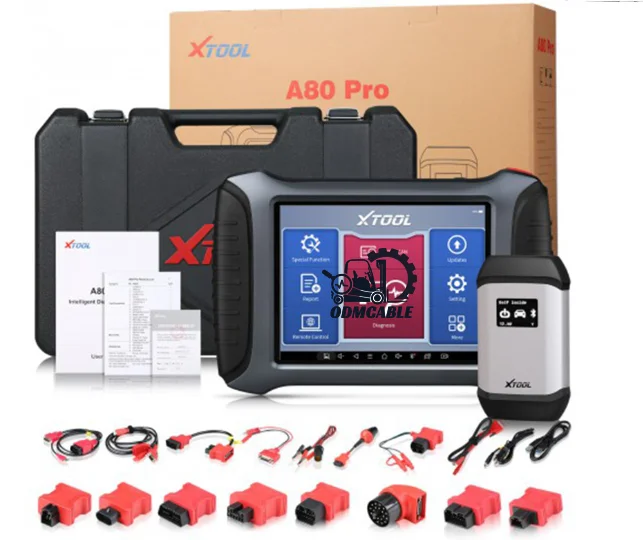 

XTOOL A80 pro Master Original OBD2 Car Diagnostic tools VCI J2534 Programmer ECU Coding PK 908P Scanner lifetime Free Update