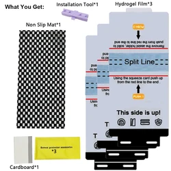 3 - Pack HD Front Hydrogel Matte Soft TPU Screen Protector Film - Galaxy S23 Ultra (3 Piece Front Film)