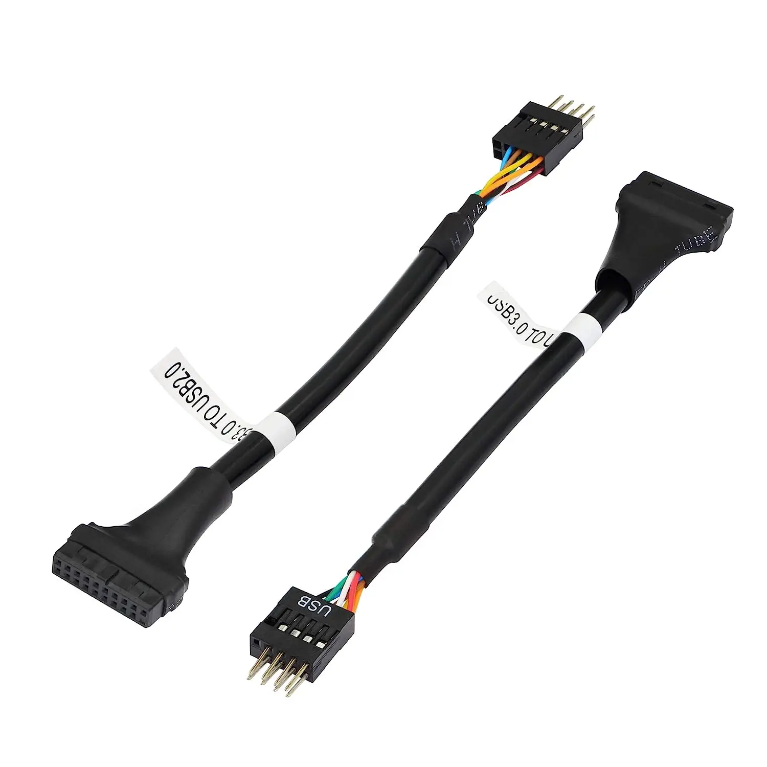 OpenII - Usb 3.0 19 Pin Femmina A Usb 2.0 9 Pin Cavo Adattatore Maschio Madre Ale Female Housing Converter