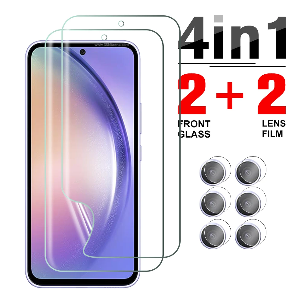 

4 в 1, Гидрогелевая пленка для Samsung Galaxy A54, A34, A53