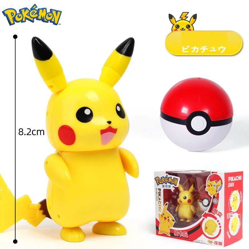 Conjunto De Brinquedos Do Pokemon, Figuras Modelo, 9 Estilos