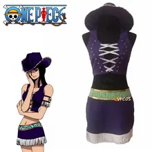  Anime Nico Robin Cosplay Costume Two years later Robin With Hat 