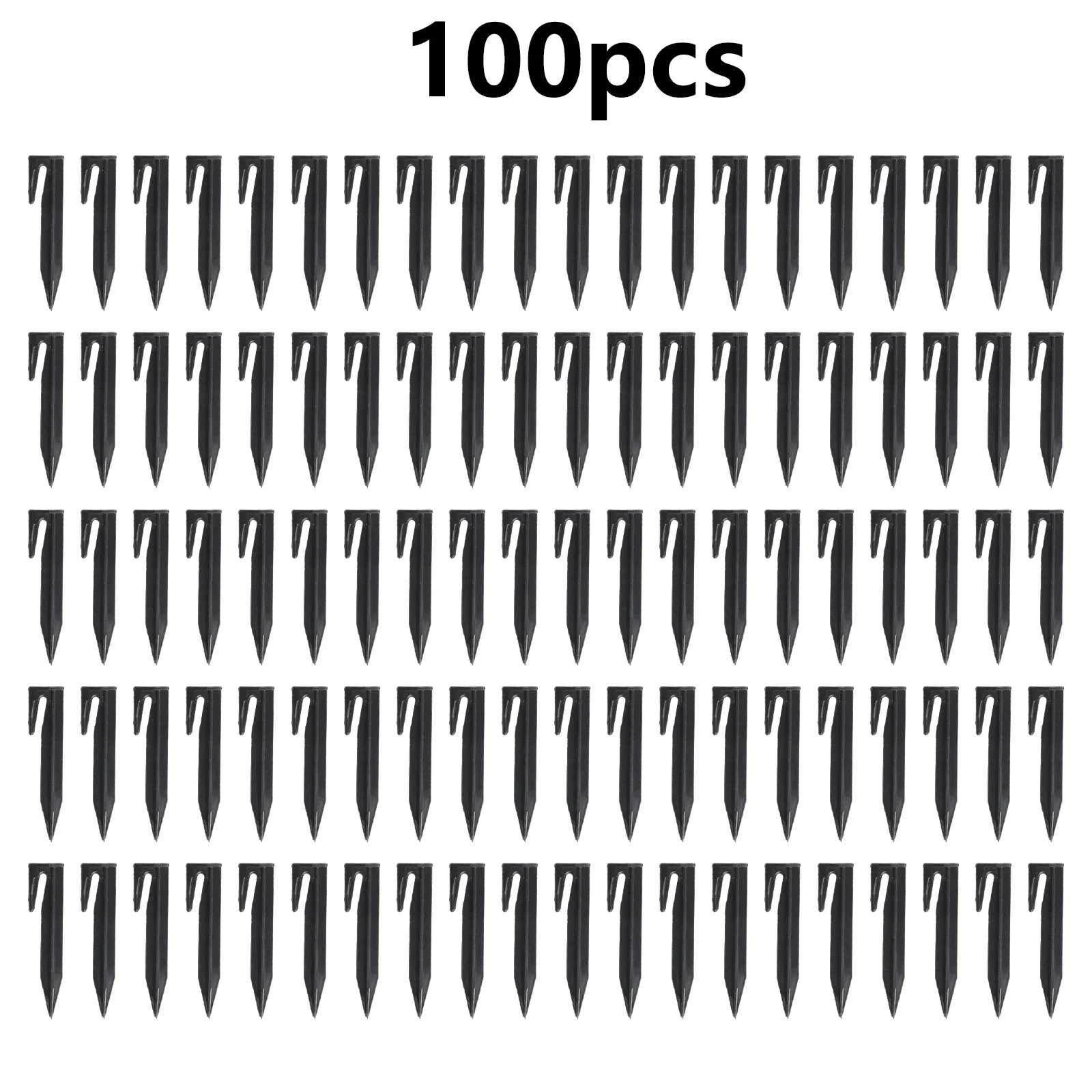 100pcs Awn Mower Boundary Pegs Nail Ground Spikes Fixing Pins Plastic For Securely Anchoring Robot Mower Lawn Accessories