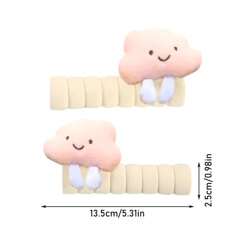 Cute Cloud Door Handle Cover Anti Bump And Anti Static Safety Door Knob Protector Furniture Decorations Home Accessories