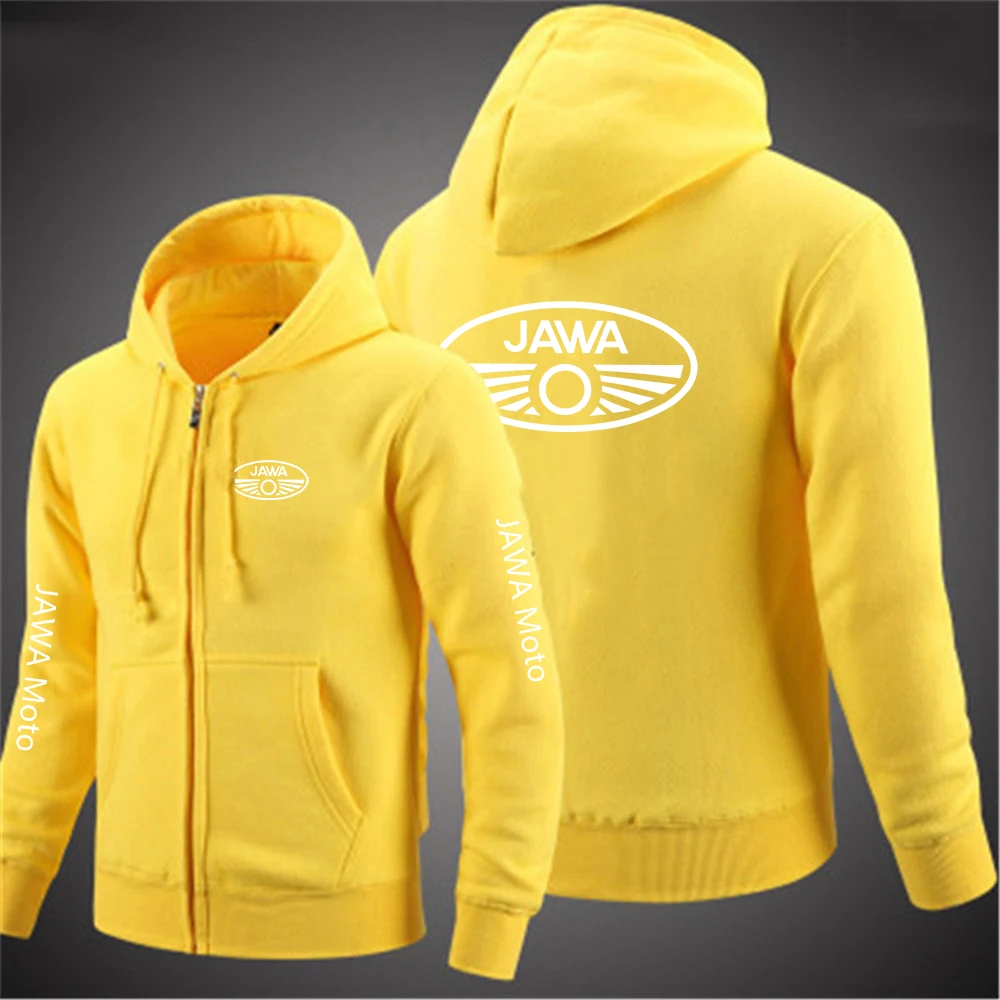 Classic Solid Color Sports Hoodies Men Streetwear Long Sleeve Jackets