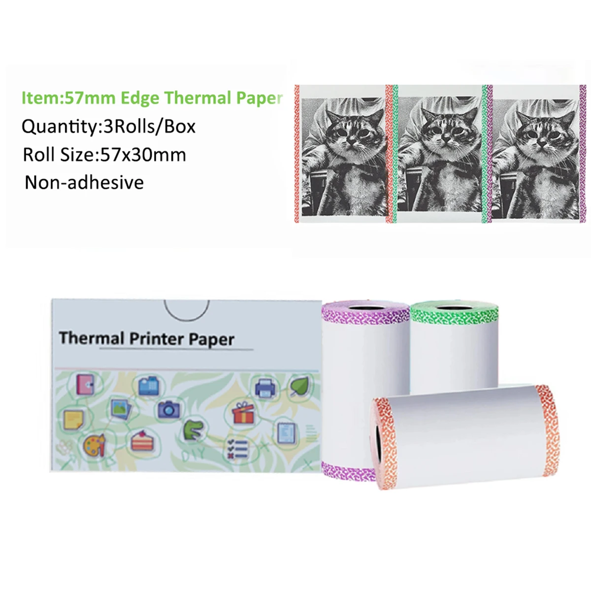 מצלמת הדפסה מיידית, מצלמה לילדים, עם מצלמות HD 1080P כפולות, סוללת קיבולת גבוהה של 1200mAh, שני מצבי הדפסה