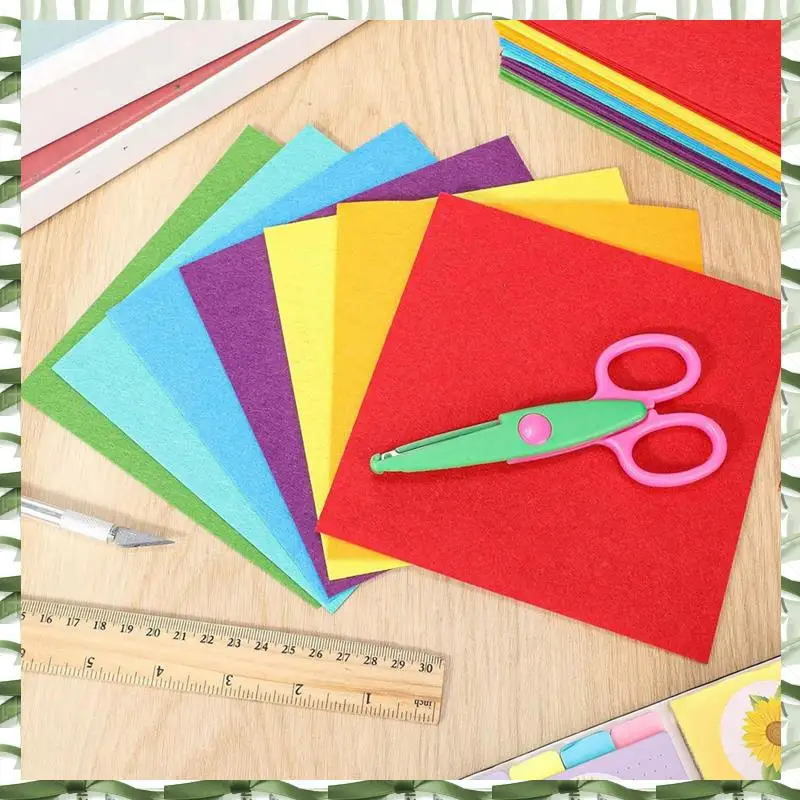 18 Pieces Of Laser Engraved Material Laser Engraved Felt Sheets Craft Felt Blanks 5.9 Inches