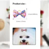 100pcs Pet Accessories Dog Hair bows Fashion Cute Dog Bows  Rubber Bands Pet Hair Collar Decoration for Dog Accessories 2