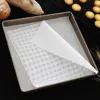 1Pcs Square Oven Kitchen Accessories Steamer Mesh Pad Food Fruit Dryer Silicone Dehydrator Sheets Non-Stick Reusable Baking Mat 6