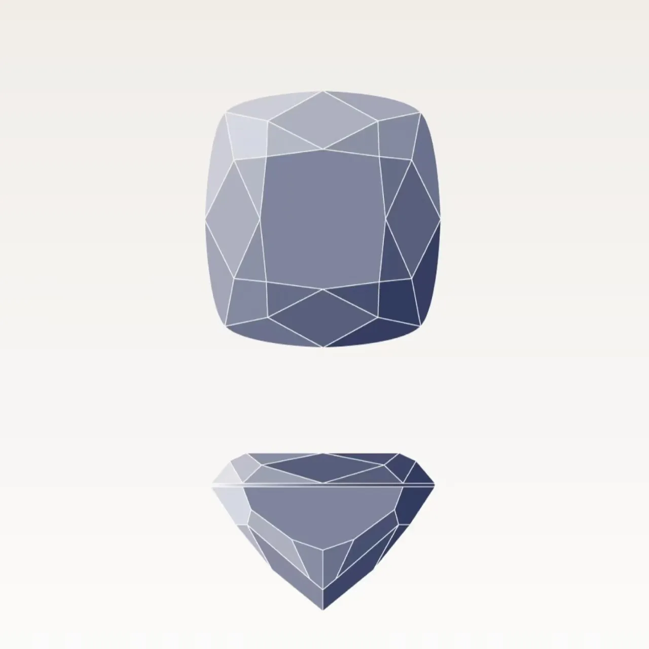 Cushion shape laboratory grown diamond with IGI certificate 1ct 1.5ct 2ct 2.5ct 3ct D/E/F/G color VS-VVS clarity