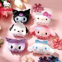 1pc/6pcs Sanrio Series Hair Grips Cute And Fun Shapes Multi-Functional Hair Clips Shark Clamp Secure Hold Hair Accessories