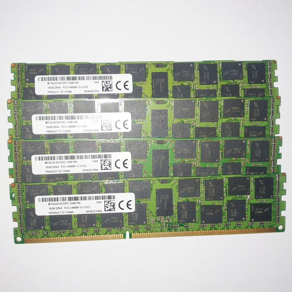 1 Pcs For MT Memory 16G 16GB 2RX4 DDR3 PC3-14900R 1866 RAM MT36JSF2G72PZ-1G9E1 4 1 Pcs For MT Memory 16G 16GB 2RX4 DDR3 PC3-14900R 1866 RAM MT36JSF2G72PZ-1G9E1 - Image 2