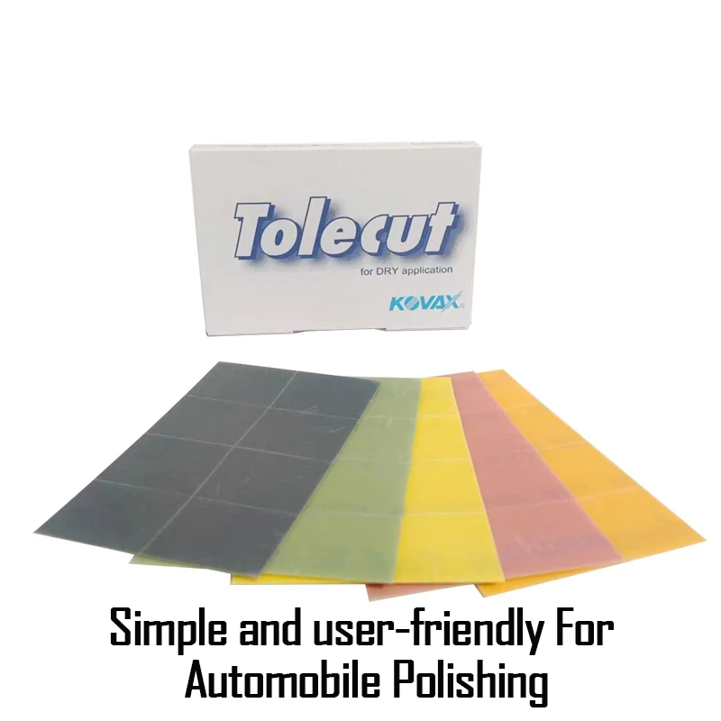 True Japan KOVAX Toledout Beauty Repair Sandpaper Cut Into 8Pieces Used For Car Polishing Sandpaper 800/1200/1500/2000/3000 sandpaper set polish sand paper sandpaper tools