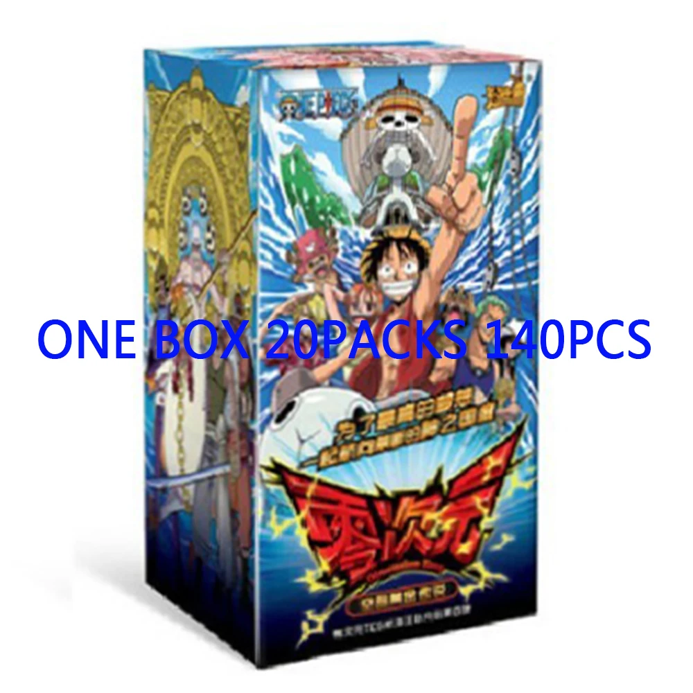 Wymiar Zero TCG japońskie Anime ONE PIECE rzadkie karty Box Luffy Zoro Nami Chopper Bounty kolekcje Ccg karty gra bitewna zabawki