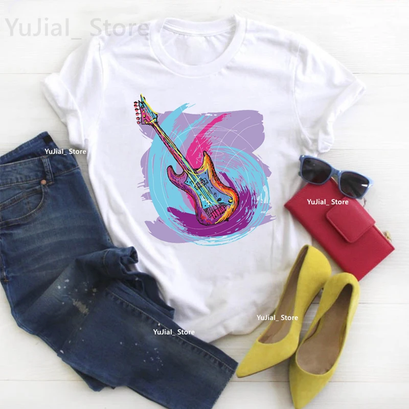 Aquarell Elefant Meditation Lotus Print T-Shirt Frauen Yoga Mode T-Shirt Femme Sommer Kurzarm T-Shirt weibliche Streetwear – Detail 20