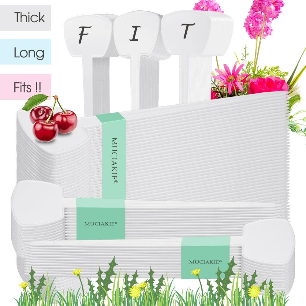 

Ярлыки пластиковые водостойкие для садовых растений, 19,5x4,9 см