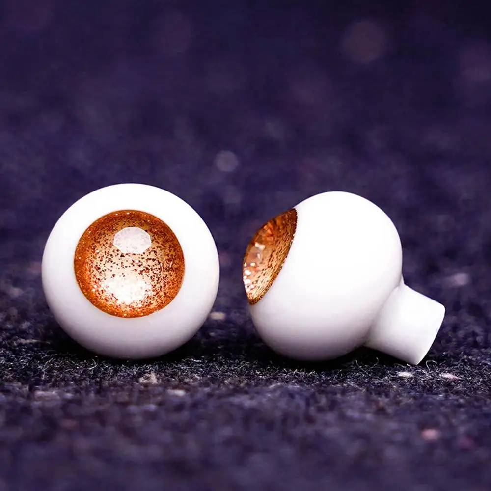 1pair 8mm 10mm 12mm 14mm Blue Black Glass Eyes Eyeball For BJD Doll DIY Doll Making Crafts Accessories Safety Animal Toy