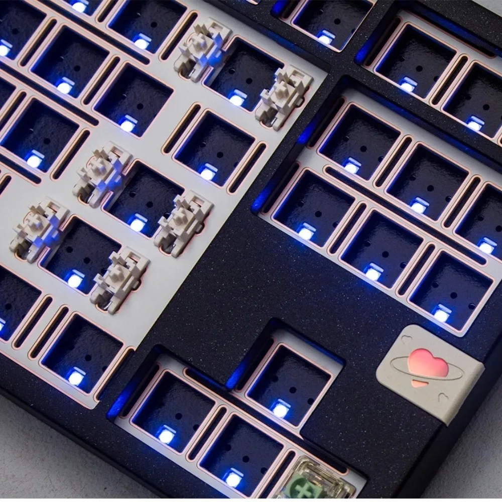 SCC80 기계식 키보드 키트 무선 트라이 모드 가스켓 핫스왑 RGB 커스텀 80% 퀵릴리즈 알루미늄 오피스 게이밍 키보드