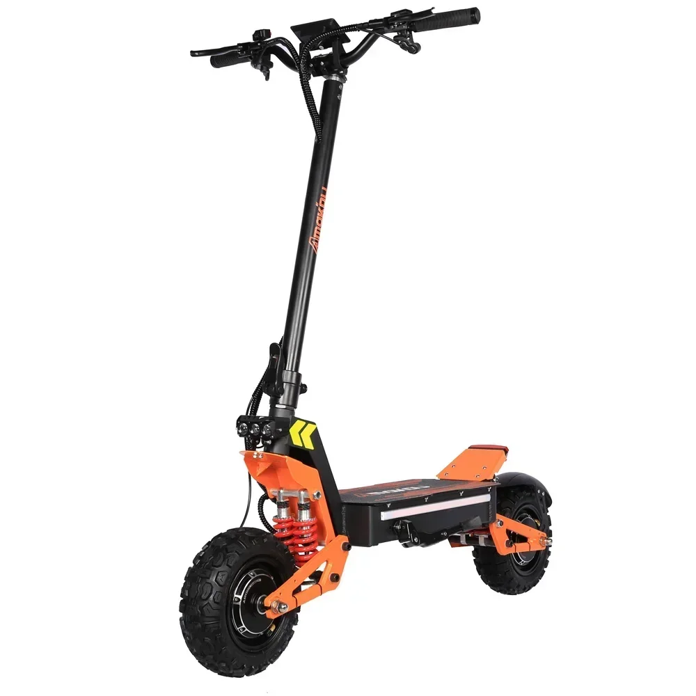 Electric Scooter 6000W 60V 40AH Dual Motor Dual Suspension Max Speed 95km/h Hydraulic brake Max Mileage 90km