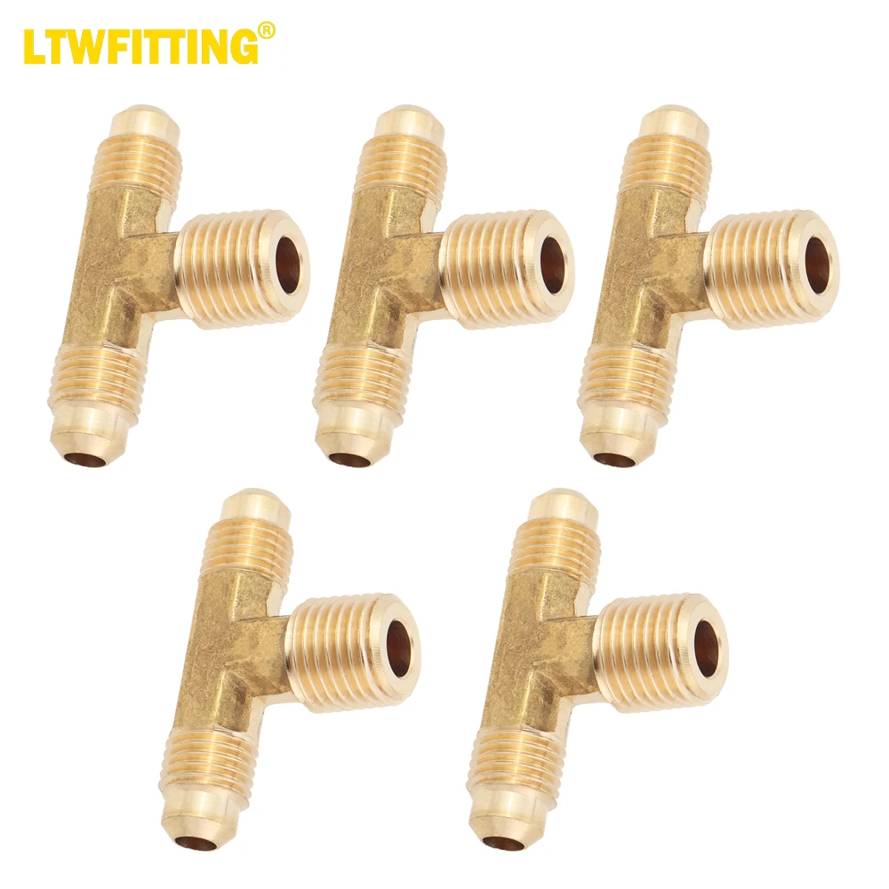 

Латунный фитинг LTWFITTING с наружным диаметром 1/4 дюйма, внешним диаметром 1/4 дюйма, внешним диаметром 1/4 дюйма, внешний диаметр дюйма, внешний диаметр с наружной резьбой (комплект из 5 штук)