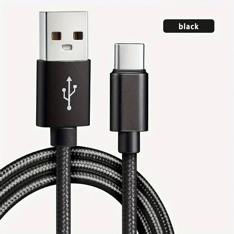 High-Speed USB Charging Cable - 1M Long Durable Data Charger Cord