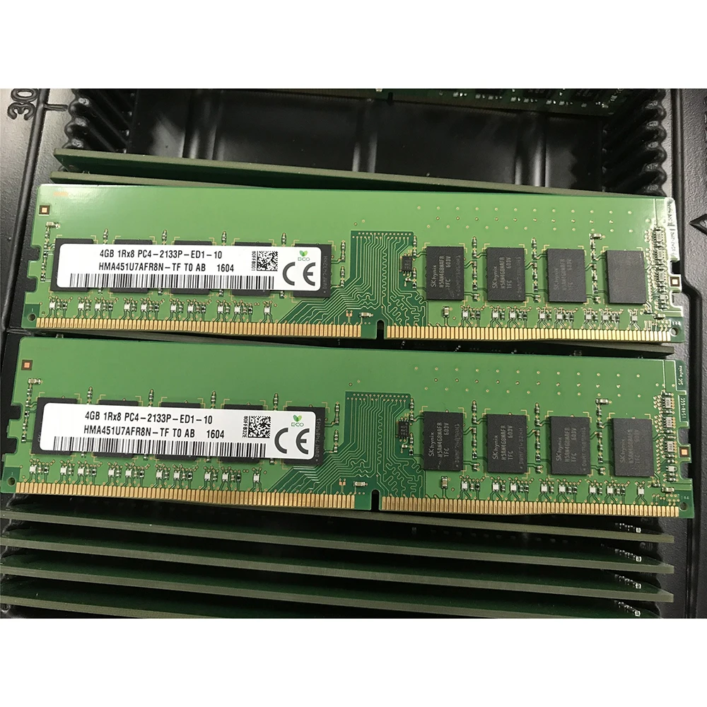 1 PCS For SK Hynix RAM 4GB 4G 1RX8 PC4-2133P-ED1 DDR4 2133 ECC UDIMM Memory HMA451U7AFR8N-TF 4 1 PCS For SK Hynix RAM 4GB 4G 1RX8 PC4-2133P-ED1 DDR4 2133 ECC UDIMM Memory HMA451U7AFR8N-TF - Image 2