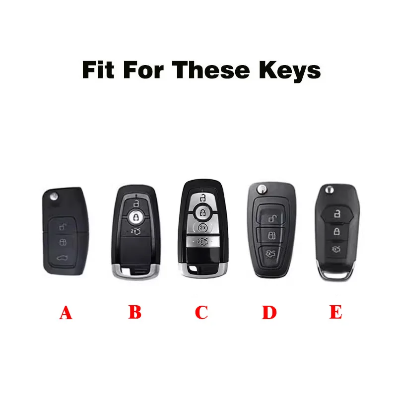 Premium Flip Folding Car Key Case Cover with Keychain Accessories