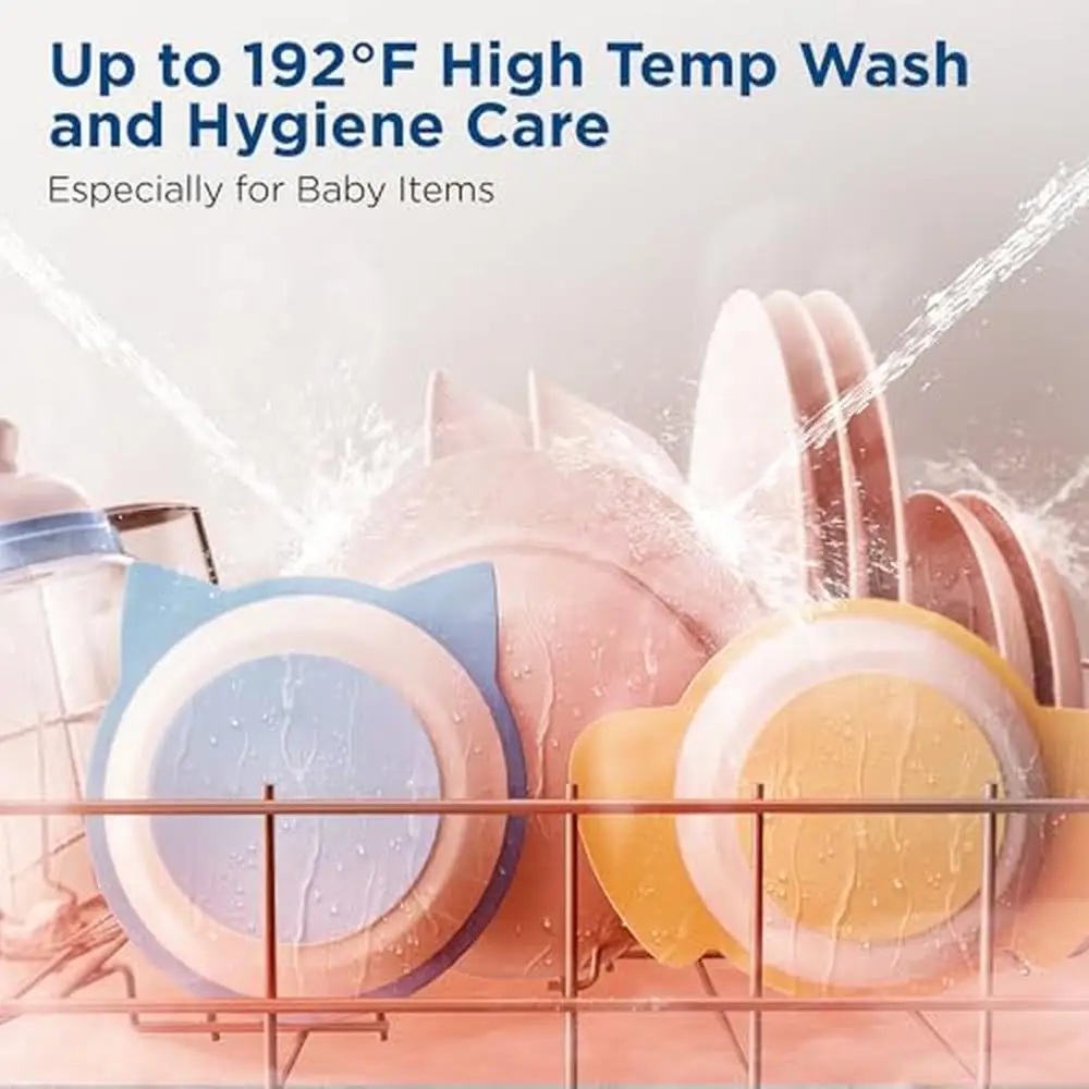 Portable Countertop Dishwasher 7L Detachable Water Tank 6 Program Compact Mini Dishwasher No Installation 6
