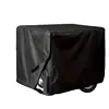 1pc Waterproof Universal Generator Cover For Most Generators 5500-15000 Watt, Black, 96.52x71.12x76.2cm 1