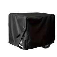 1pc Waterproof Universal Generator Cover For Most Generators 5500-15000 Watt, Black, 96.52x71.12x76.2cm 1