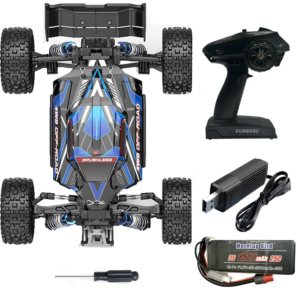MJX Hyper Go 16208 Updated Version  Brushless 1/16 RC Car 2.4G Remote Control 4WD Offroad Race  High Speed Electric Hobby Truck 4