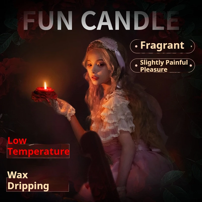 Low Temperature Candle Adult Erotic Games BDSM Bondage Sex Candle Drip Sex Massage Candles Erotic Games Toy for Couple