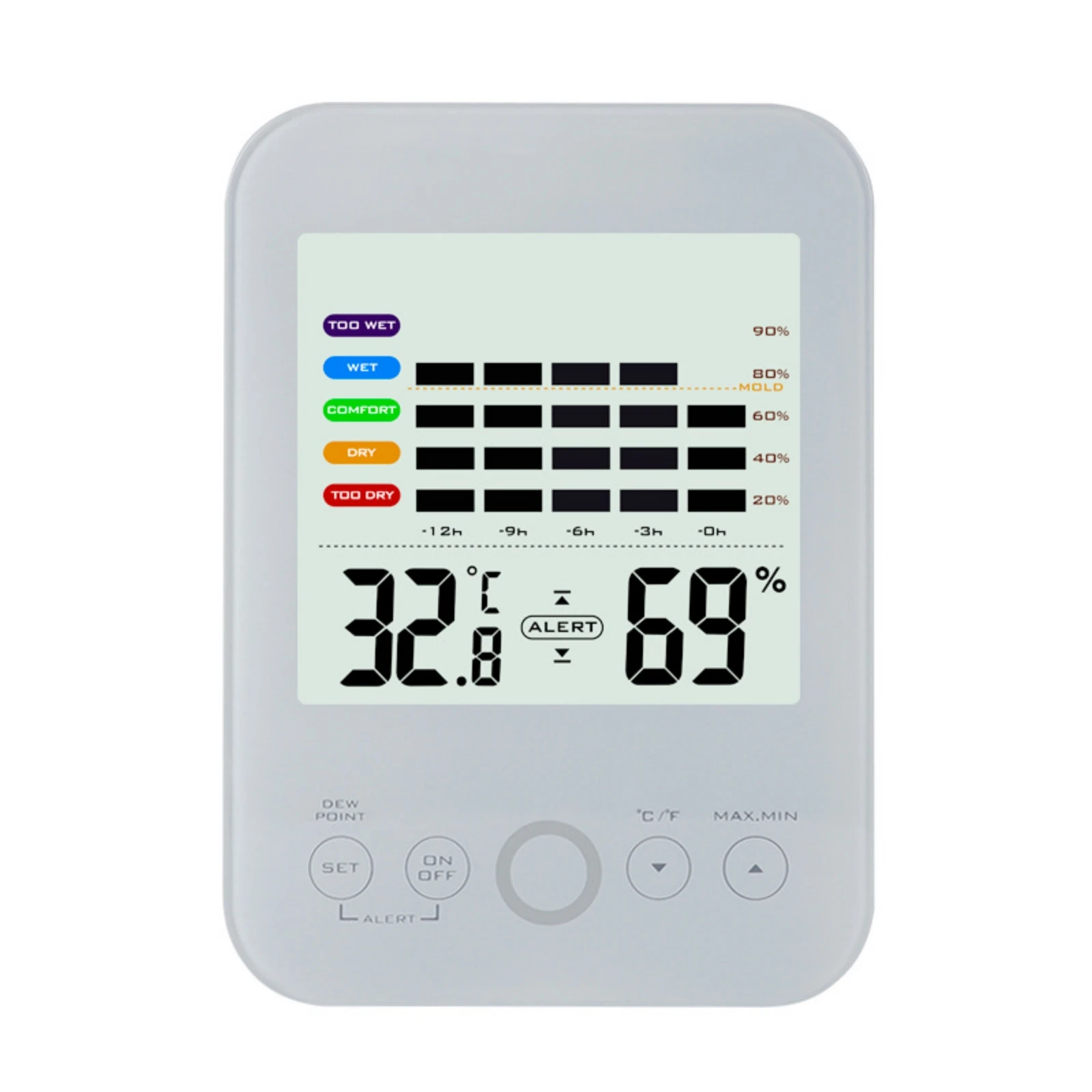 Small Indoor Thermometer Lcd Digital Temperature Room Hygrometer Gauge Sensor Humidity Meter For