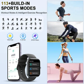 Smart Watch(Answer/Make Calls), 1.96 5