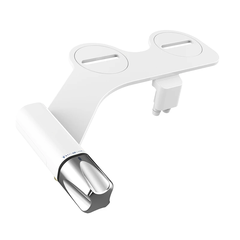 

Toilet Bidet Attachment Smart Bidets Ultra-Slim Nozzles Self Cleaning Adjustable Water Pressure Easy Install HJ015G03 B