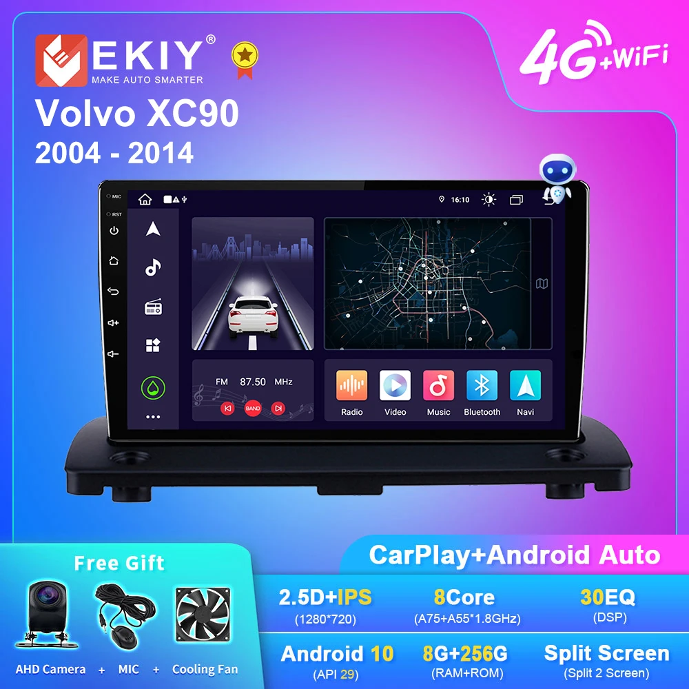 

EKIY X7 For Volvo XC90 2004-2014 Car Radio Multimedia Video Player Navigation stereo GPS Android 10 No 2din 2 din DVD Autoradio