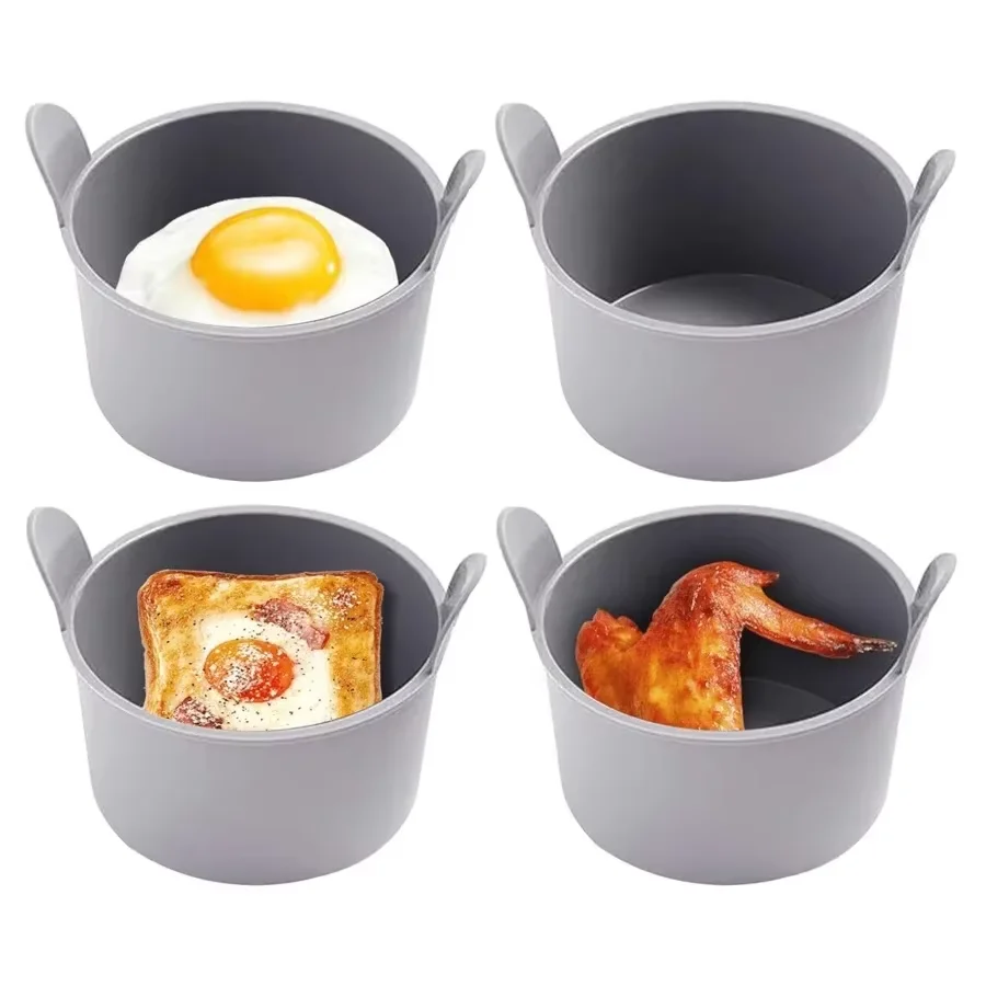 Silicone Baking Mold For Air Fryers Non Stick Pancake Box Egg Maker