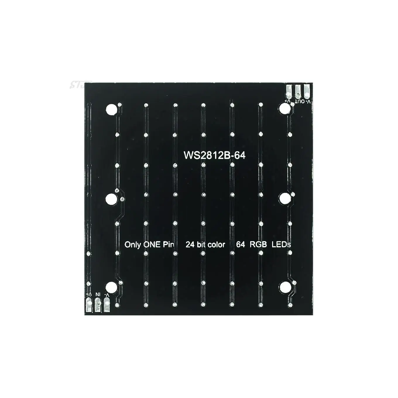 Placa Solar Flexible Matriz Panel Led Ws2812b 8x8 Pixeles ...