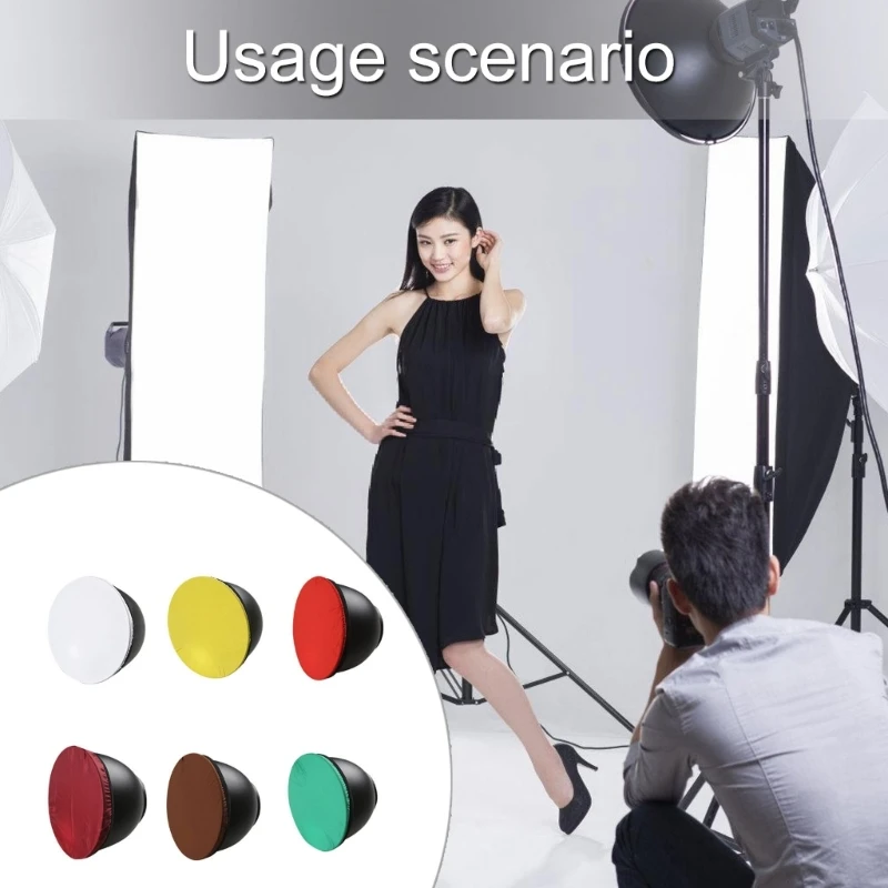 Flash Diffuser Soft Light Diffuser Sock Studio Mount Standard Reflectors Photography Flashing 18cm Soft Light Protective Cover