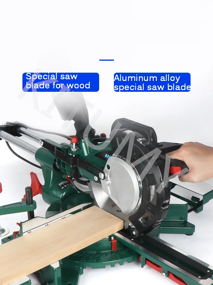 Pull Rod Miter Saw Aluminum Cutting Machine Multifunctional Miter Saw Circular Sawing Aluminum Machine Electric Power Tool 220V