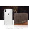 New Men's Wallet Short Cross Section Tri-fold Stitching Multi-card Zipper Coin Purse Wallet Passport Cover 6