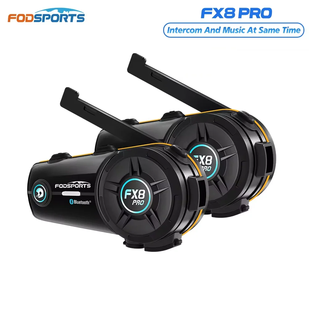FODSPORTS FX8 PRO Bluetooth インカム FX8 PRO Motorcycle Bluetooth Intercom | Fodsports