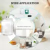 Laundry Pods Glass Jars - Half Gallon Airtight Containers for Organization and Storage Laundry Room Detergents Powder 4