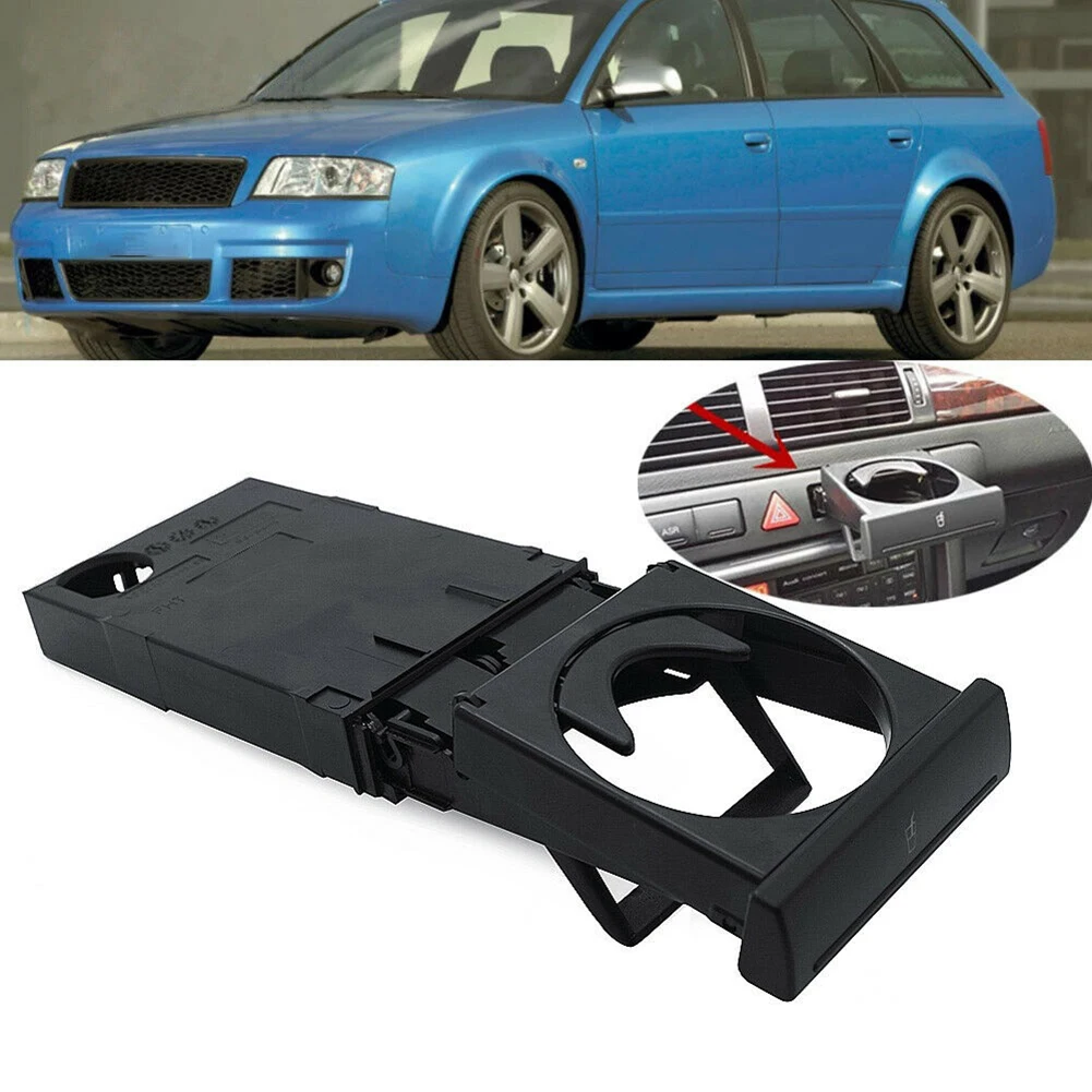 

Foldable Elastic Water Cup Holder 4B0 862 534 D Sliding Type Bracket Compatible For A6 C5 1998-2004